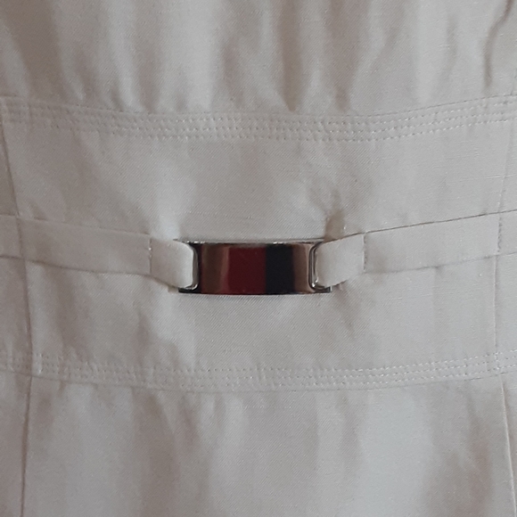 ELLEN TRACY Linen Blend Sleeveless Dress Size 4 - Picture 11 of 11